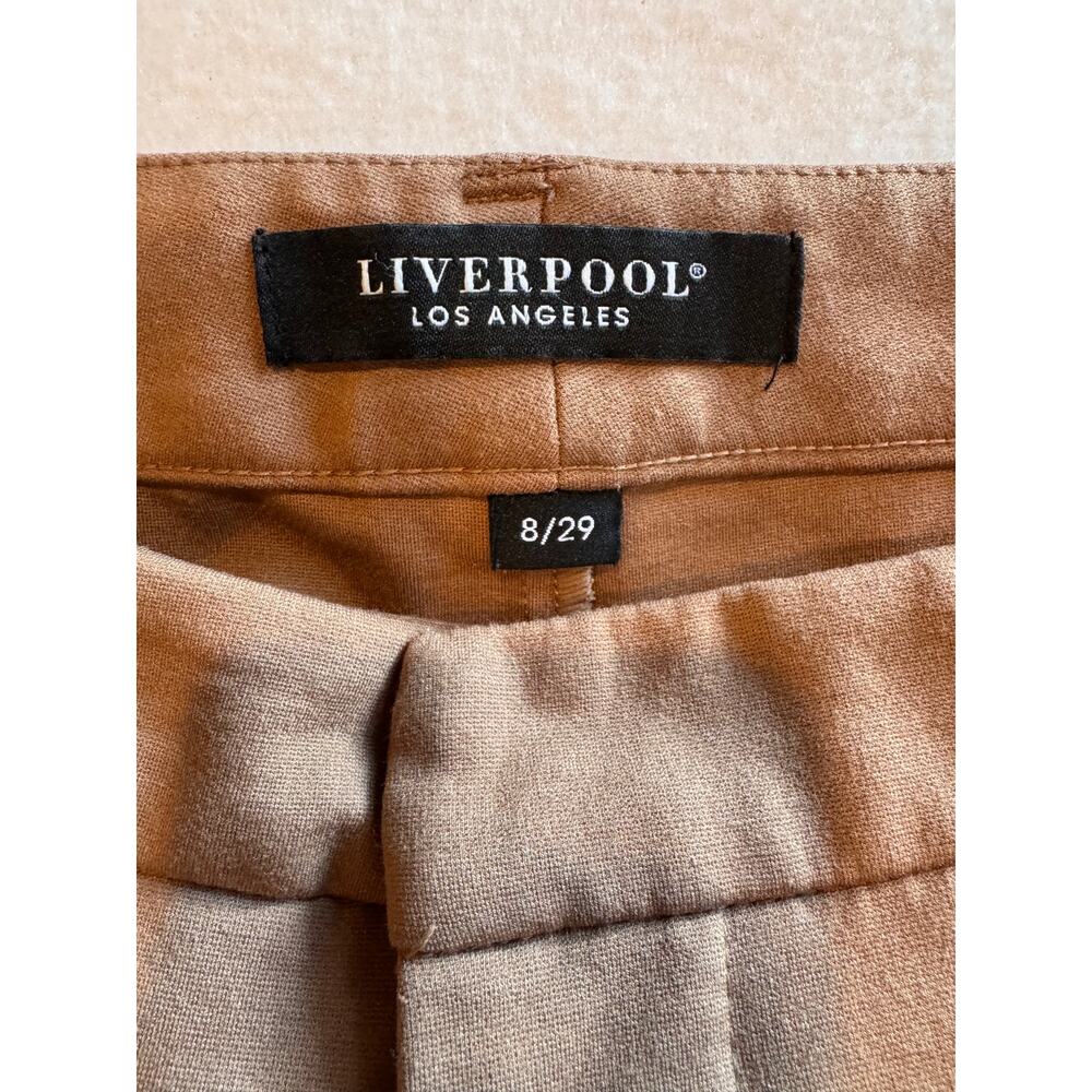 Women's Tan Ankle Pants - Picture 6 of 11
